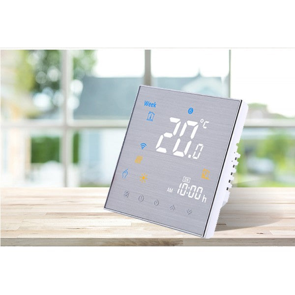 Termostat Incalzire Pardoseala Touch WIFI-Direct compatibil Amazon Alexa si Google Home