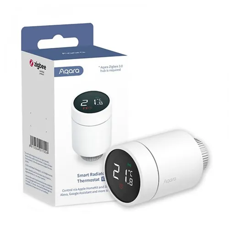 Valvă termostatică pentru calorifer Aqara Radiathor Thermostat E1, Zigbee, Apple HomeKit