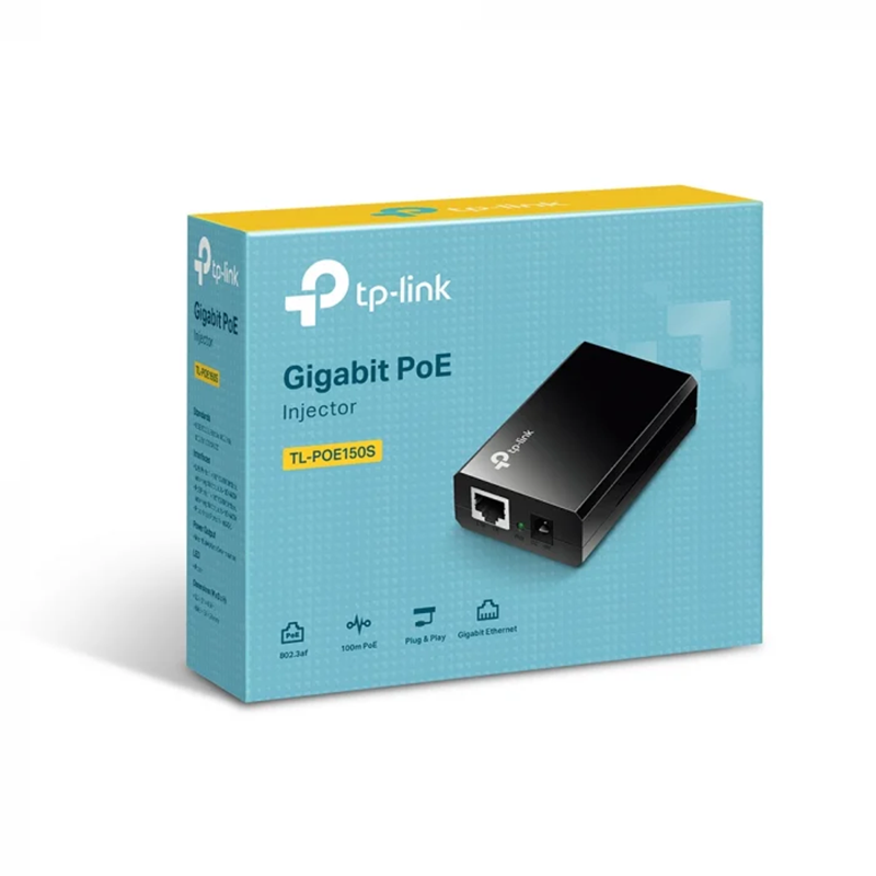 Injector PoE Gigabit 15.4W, TP-LINK TL-PoE150S