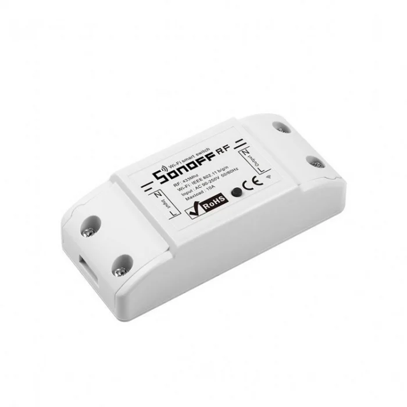 Releu wireless/radiofrecventa Sonoff, 433 Mhz, 10A