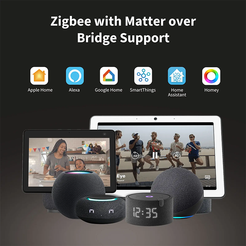 Întrerupător inteligent ‎Aqara Display Switch V1, 2 canale, Zigbee