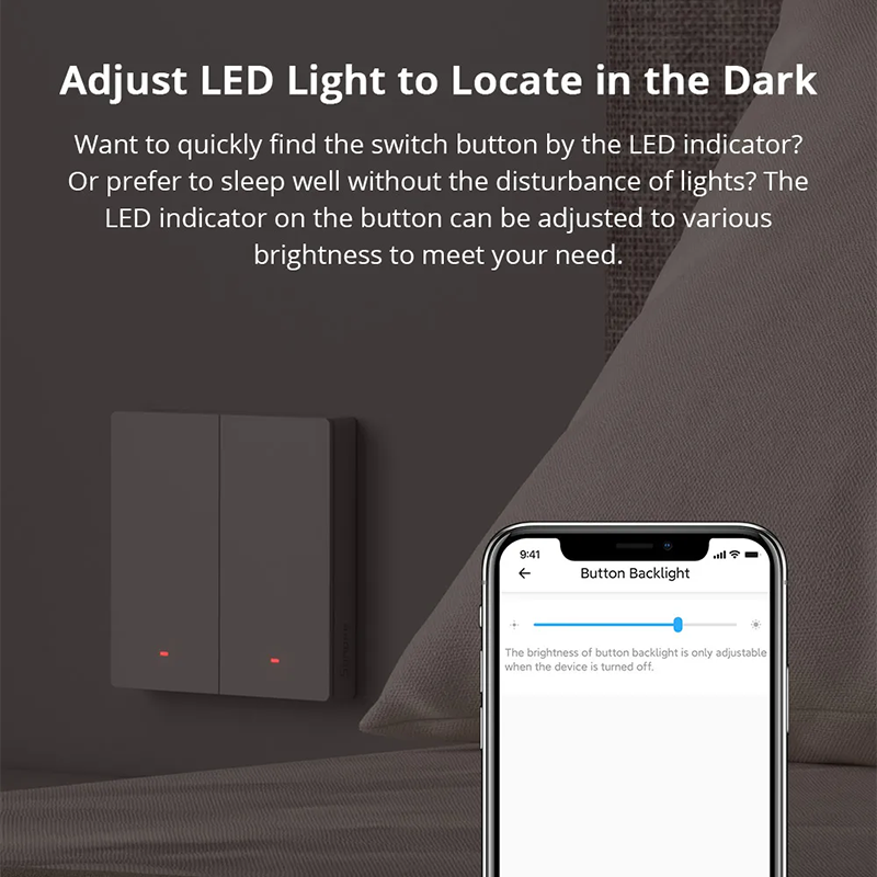 Întrerupător inteligent Sonoff M5-2C-86W, 2 canale, 10A, protocol Matter, Alb