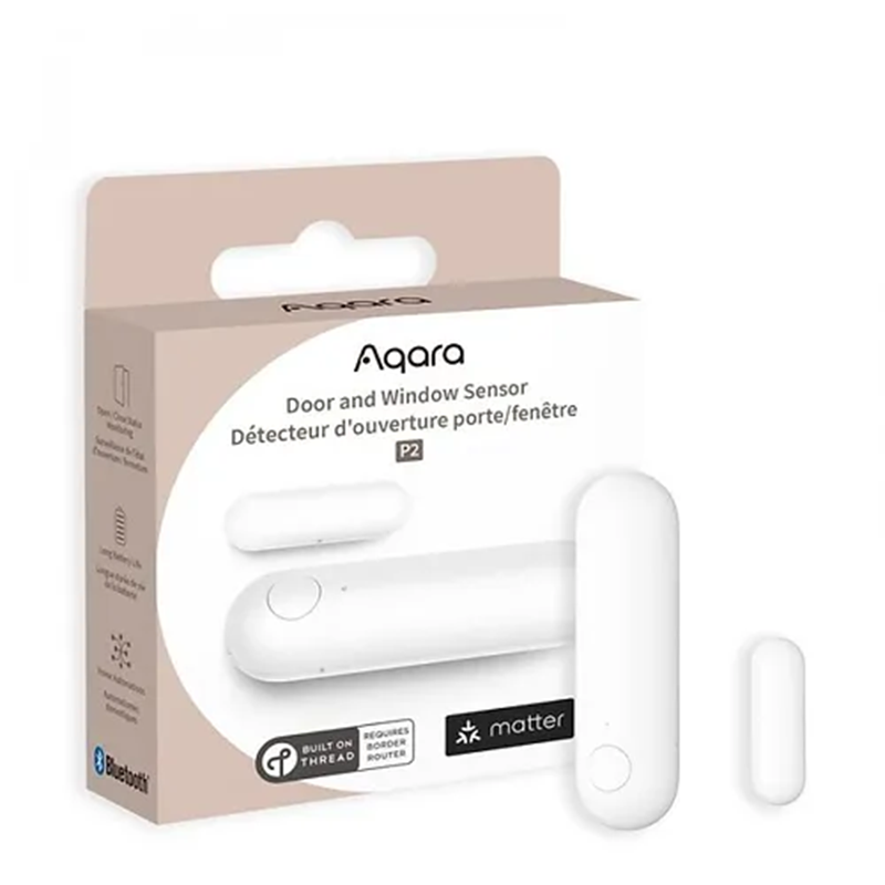 Senzor de geam/usa Aqara Door and Window Sensor P2, Matter, Apple HomeKit