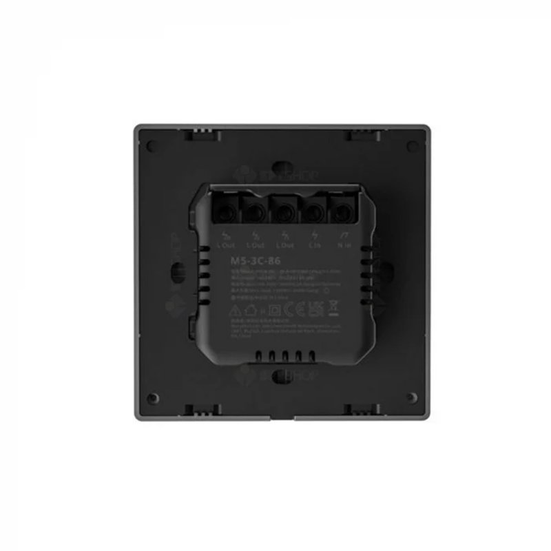 Întrerupător smart WiFi Sonoff M5-3C-86, 2.4 GHz, bluetooth, mecanic, 3 canale