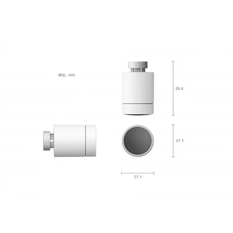 Valvă termostatică pentru calorifer Aqara Radiathor Thermostat E1, Zigbee, Apple HomeKit