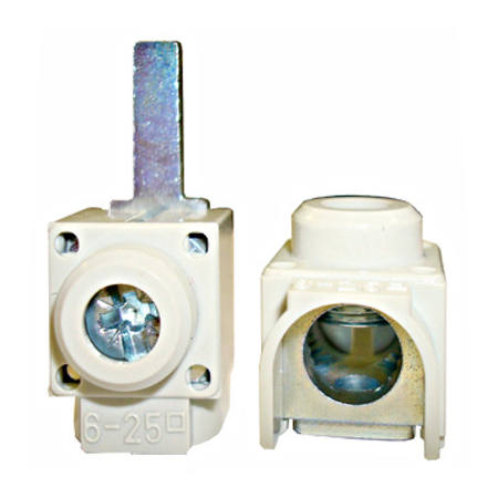 Clema conexiune pin 6-25mm², scurt, paralel