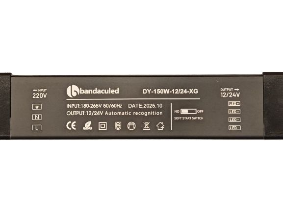 Sursa LED Slim 150W comutare automata 12V/24V