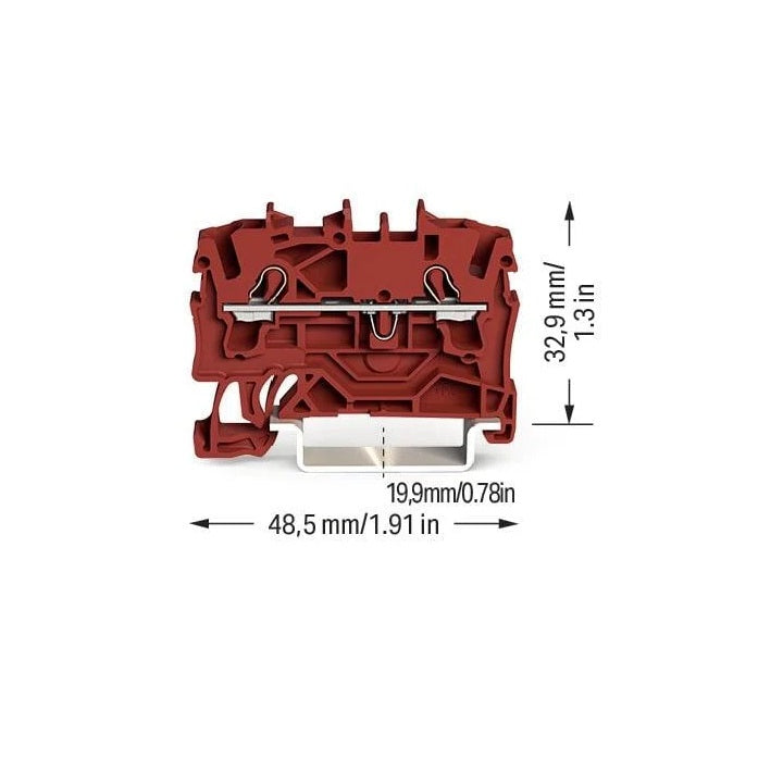 Set 5 cleme Wago TOPJOB de 2.5mmp 2002-1201
