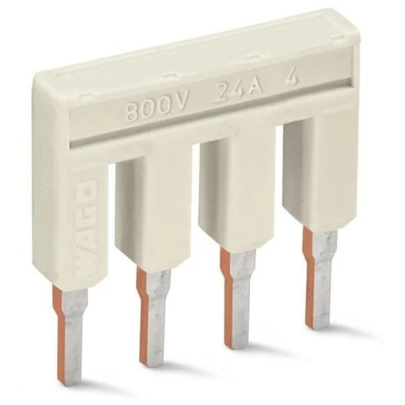 Jumper cu 4 pini 1-2-3-4 WAGO 2002-404, Gri