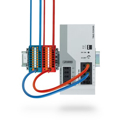 Bloc distributie rosu PTFIX6/6x2.5RD