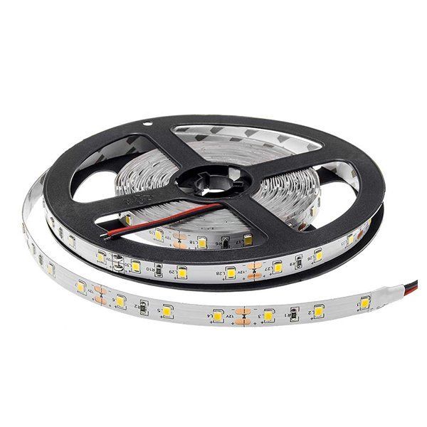 Banda LED 4.8W 12V 2835, 60 SMD/m, lumină caldă 2700K