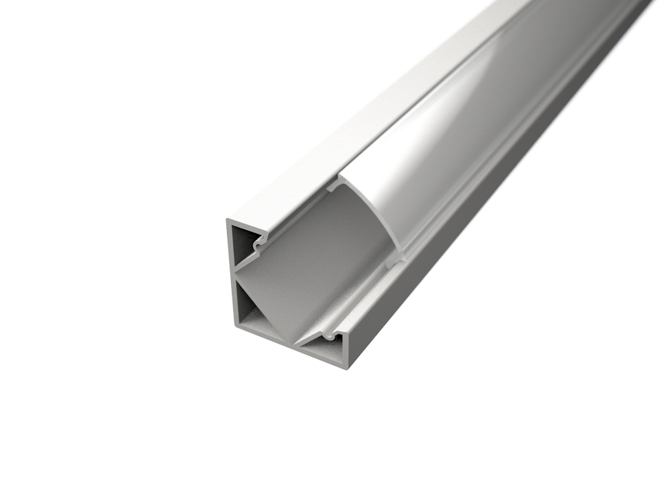 PROFIL BANDA LED DE COLT 2M ALB