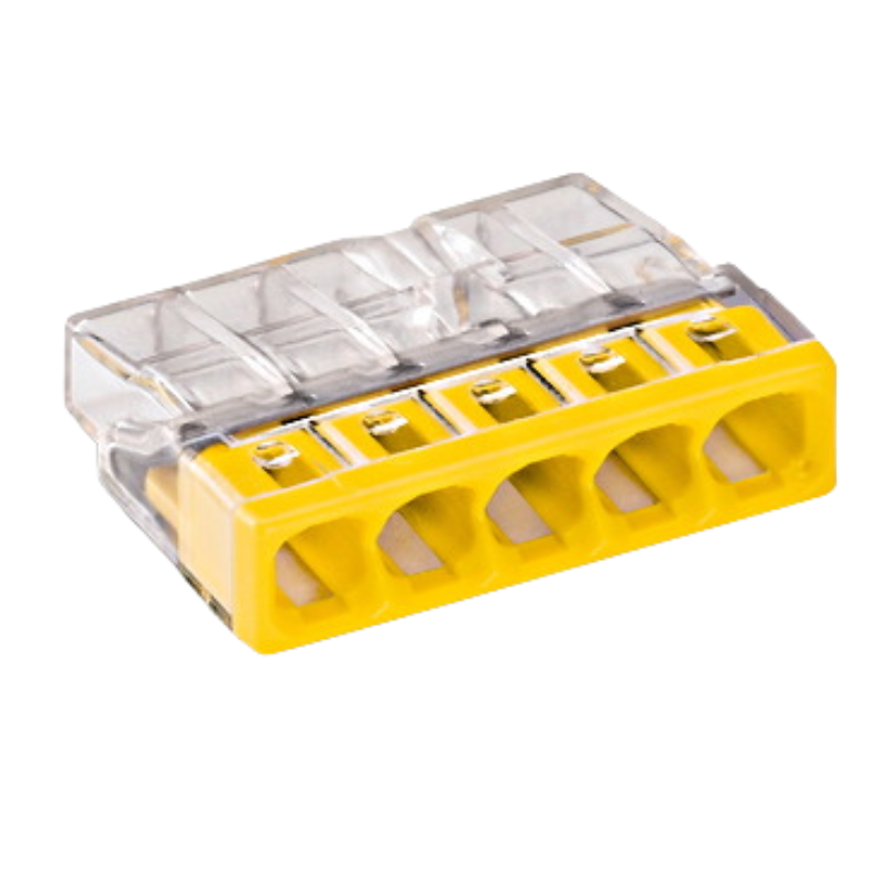 WAGO 2273-205, 5 conductori unifilari max 2.5 mmp