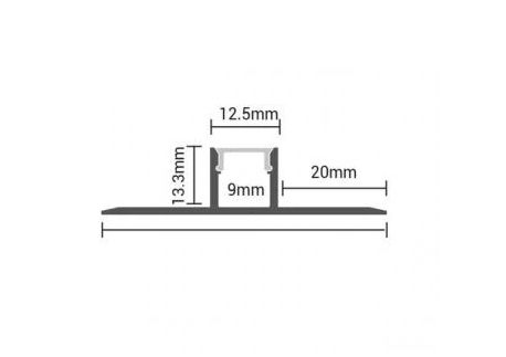 Profil LED Incastrat rigips Lungime 2m