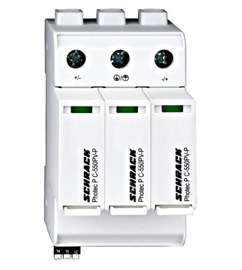 Descarcator supratensiuni SPD 3P T2 20kA DC curent continuu Uc=1100V