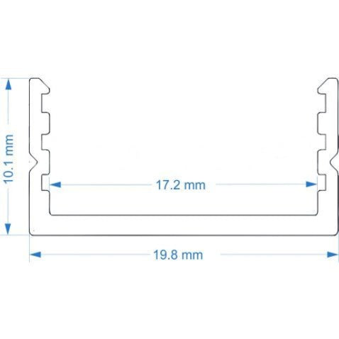 PROFIL ALUMINIU APLICAT BANDA LED