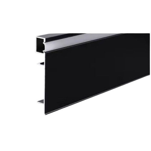 Profil plinta de aluminiu pentru banda led negru 2 metri