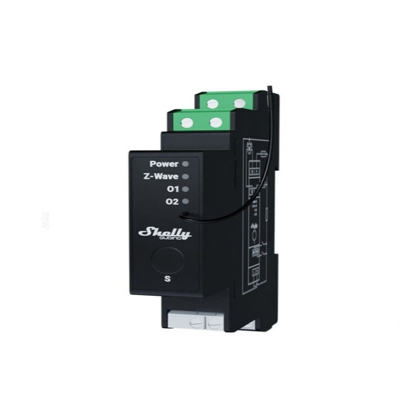 Modul pentru controlul rulourilor / jaluzelelor Shelly Qubino Wave Pro Shutter, Z-Wave