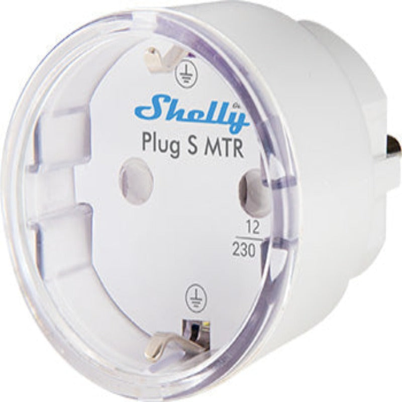 Priza inteligenta Shelly Plug S GEN3, WiFi, Matter, Bluetooth cu monitorizare consum, Alba