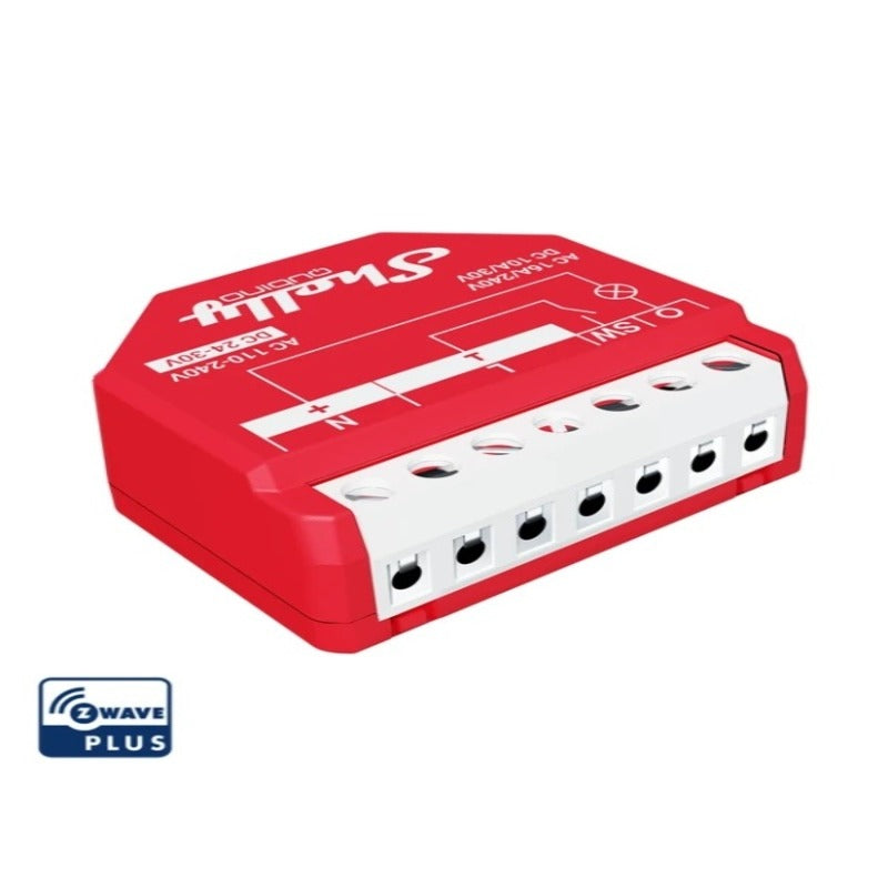 Releu inteligent Shelly Qubino Wave 1PM cu contor de putere, Z-Wave