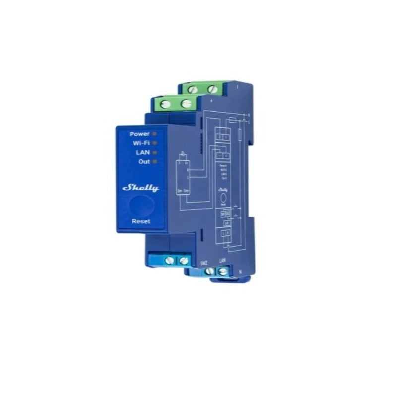Releu inteligent Shelly Pro Dimmer 0-10V PM, WiFi, Bluetooth