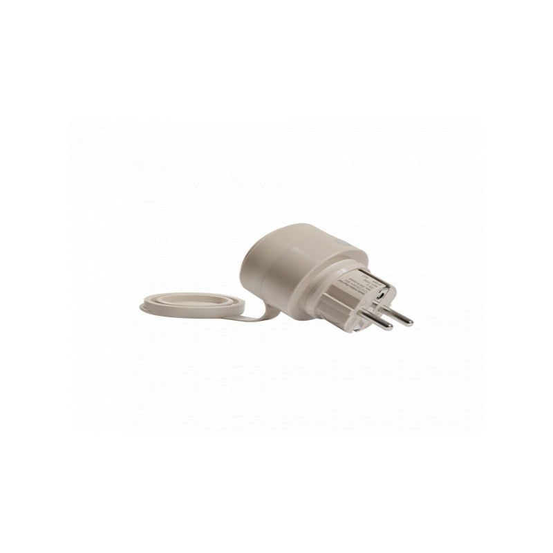 Priza inteligenta pentru exterior Shelly Outdoor Plug GEN3, WiFi, Matter, Bluetooth cu monitorizare consum, IP44