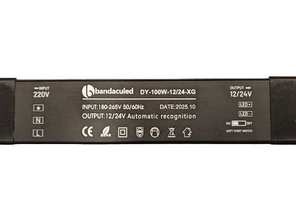 Sursa LED Slim 100W comutare automata 12V/24V