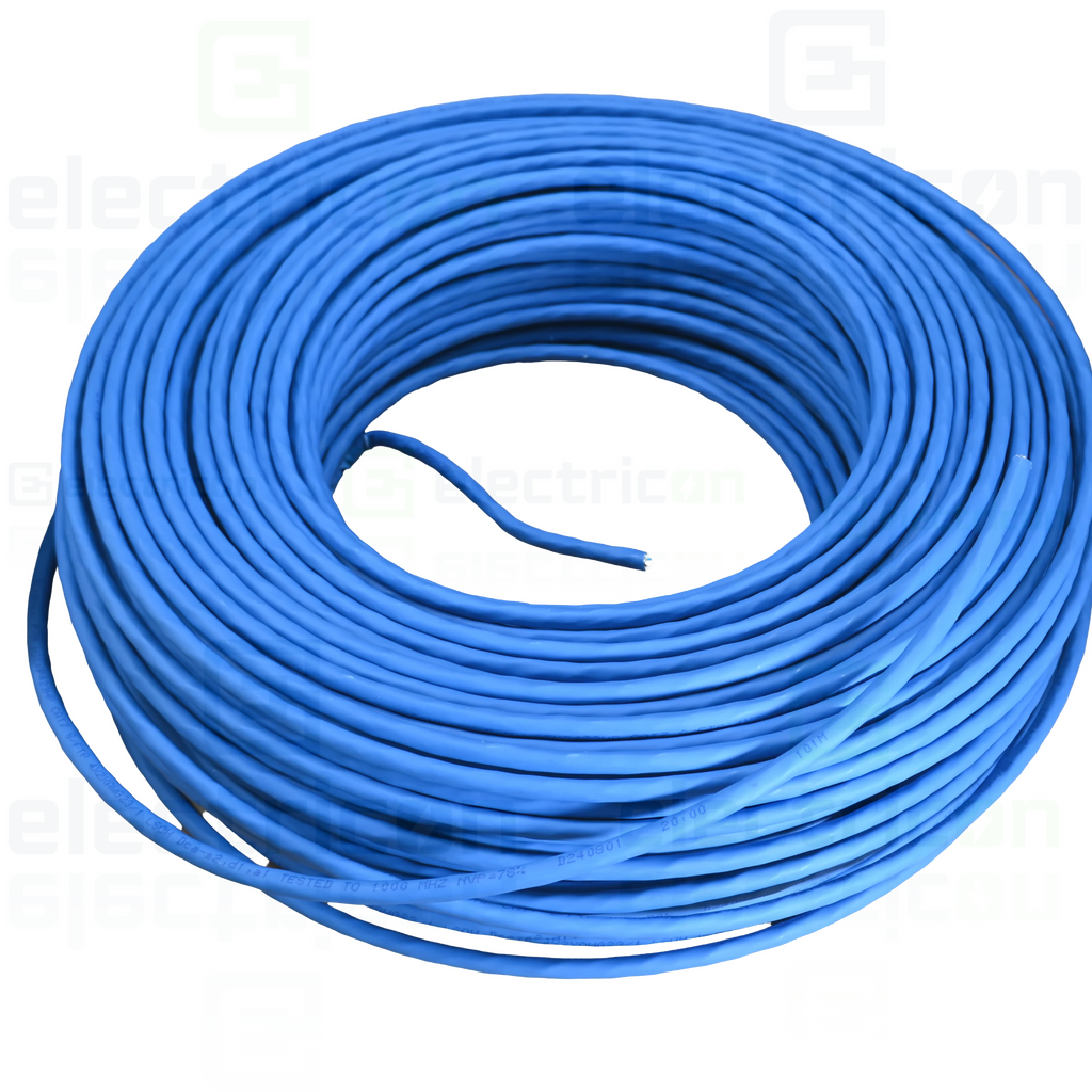Cablu S/FTP Cat7, 4x2xAWG23/1, 1000 MHz, LS0H, albastru, Schrack