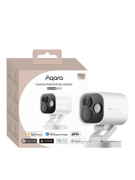 Camera inteligenta Aqara Hub G5 PRO, WIFI, Alba cu Hub Zigbee incorporat