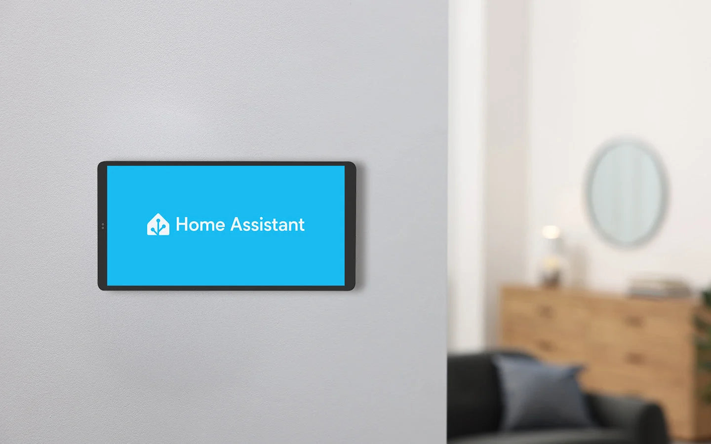Display smart cu intrerupator integrat Shelly Wall display X 2 Silver, ecran 6.95" , integrare nativa home assistant