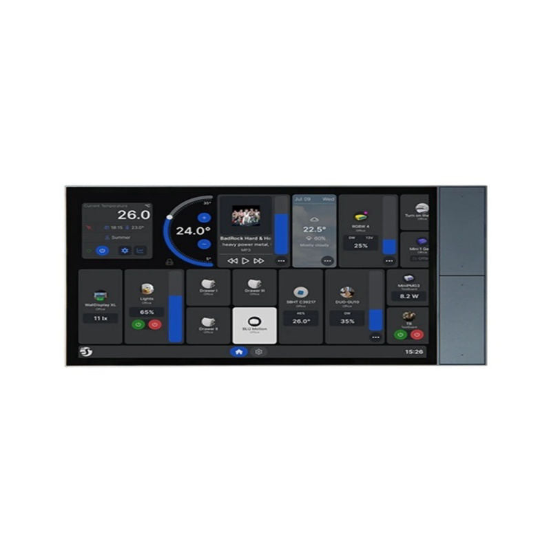 Shelly Wall Display XL Silver – Panou tactil smart 10.1″ pentru control central al casei