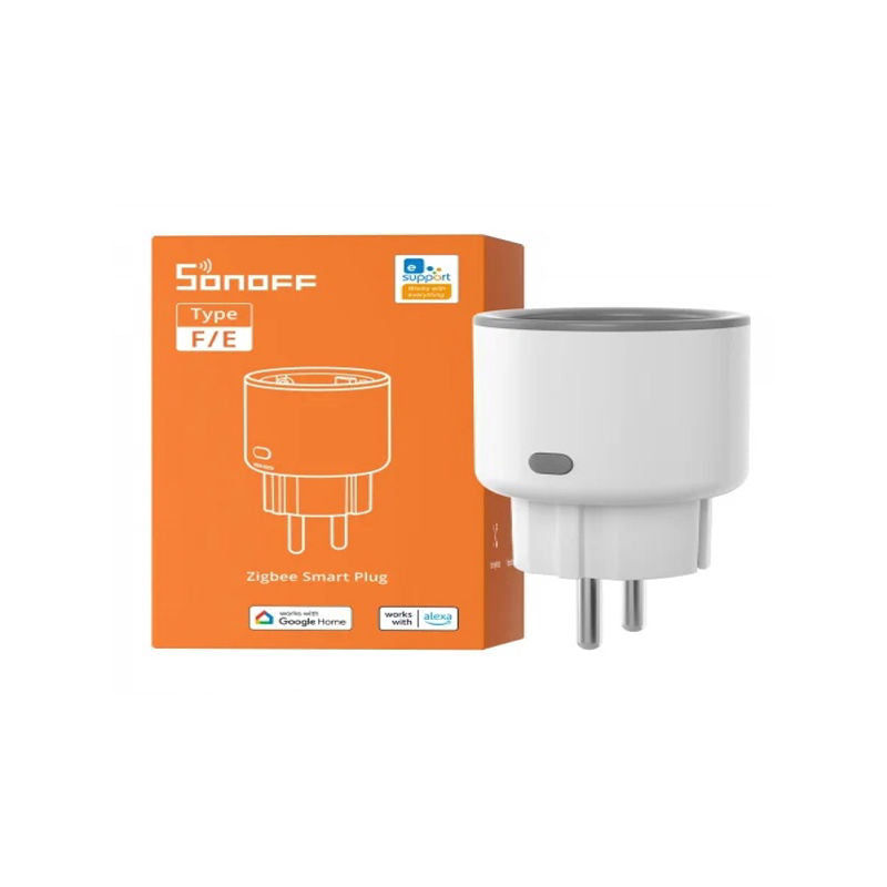 Priza inteligenta Sonoff S60ZBTPF, Zigbee, 16A, cu monitorizare consum