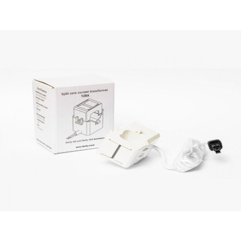 Transformator de curent Shelly 120A , compatibil cu Shelly PRO 3EM