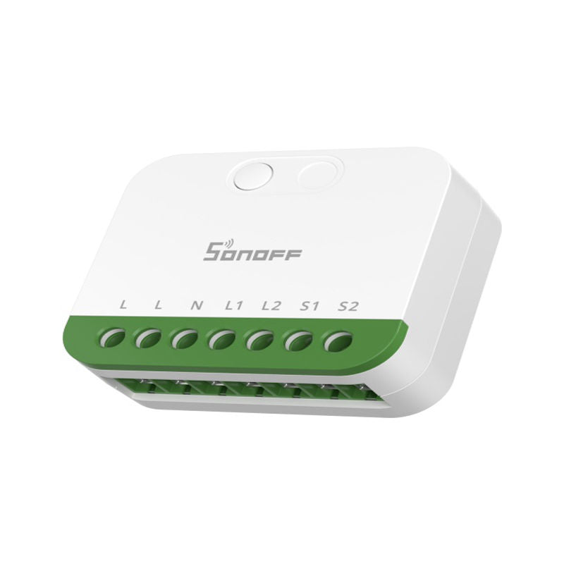 Sonoff MINI-2GS – Releu Inteligent Mini Zigbee 3.0, 10A, Montaj în Doză și Control Dual