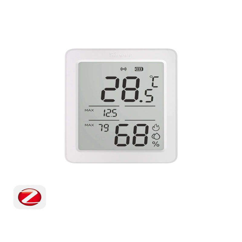 Sonoff SNZB-02DR2, AirGuard TH – Senzor de Temperatură și Umiditate Zigbee 3.0 cu Afișaj LCD și Monitorizare de la Distanță