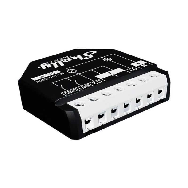 Shelly QUIBINO Wave Shutter - Comutator pentru controlul jaluzelelor, obloanelor si a usilor automate, Z-Wave, 2 canale, 10A