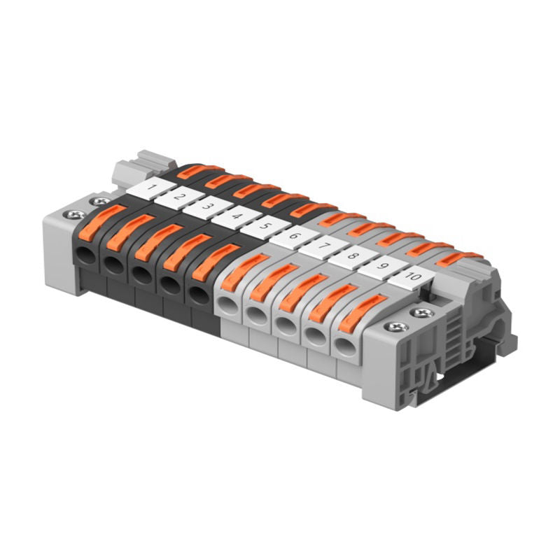 Sonoff Din Rail Wire Connectors D211 – Bloc Terminal cu Pârghie pentru Șină DIN, Conectare Rapidă
