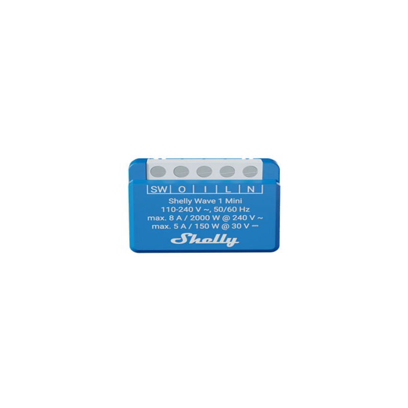 Shelly Wave 1 Mini LR – Releu inteligent Z-Wave Long Range pentru control automatizat