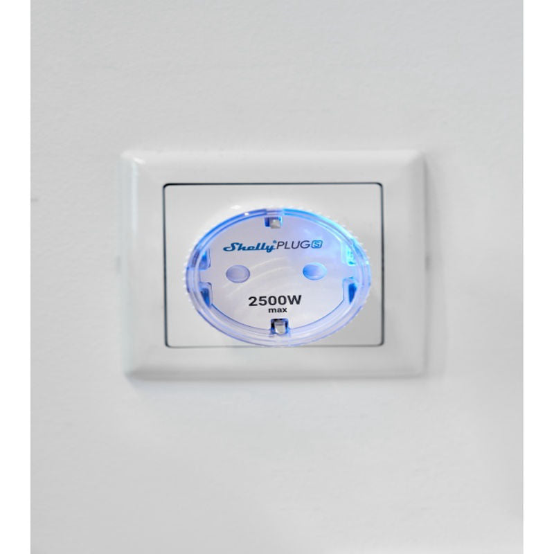 Shelly Wave Plug S LR – Priză Inteligentă Z-Wave 800 cu Măsurarea Consumului și Tehnologie Long Range