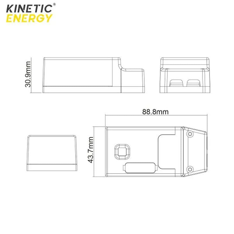 Controller Kinetic Energy, 2 canale, 2x5A RF433
