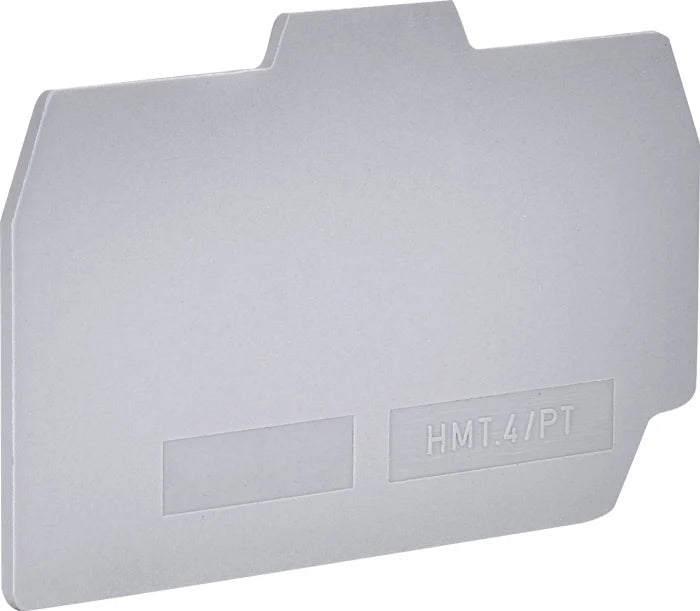 Element terminal / capac pentru cleme tip HMM.4, gri