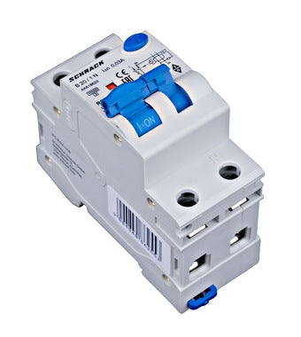 Siguranta diferentiala RCBO, 1P+N, 20A, 30mA, 10kA, curba B, tip A, AMPARO, Schrack