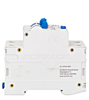 Intrerupator diferential RCBO, 1P+N, C6, 30mA, tip A, 6A, Amparo, Schrack