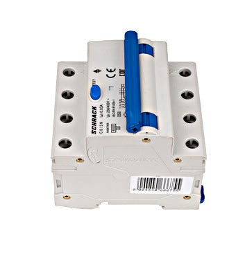 Intrerupator diferential RCBO, 3P+N, 30mA, 6kA, curba C, tip A, 6A, Amparo, Schrack