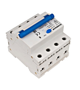 Intrerupator diferential RCBO, 3P+N, 30mA, 6kA, curba C, tip A, 6A, Amparo, Schrack