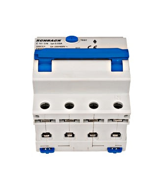 Intrerupator diferential RCBO, 1P+N, C16, 30mA, tip A, 16A, Amparo, Schrack