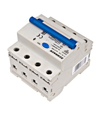 Intrerupator diferential RCBO, 3P+N, 30mA, 6kA, curba C, tip A, 16A, Amparo, Schrack