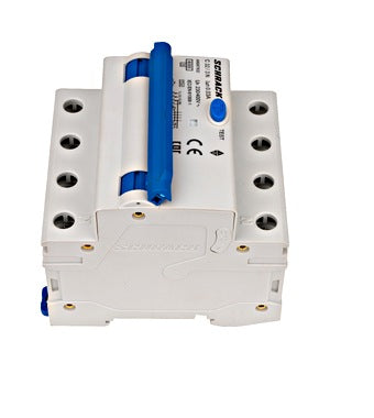 Intrerupator diferential RCBO, 3P+N, 30mA, 6kA, curba C, tip A, 32A, Amparo, Schrack
