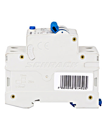 Siguranta diferentiala RCBO, B6, 6A 1P+N, 6kA, 30mA, tip A, AMPARO, Schrack
