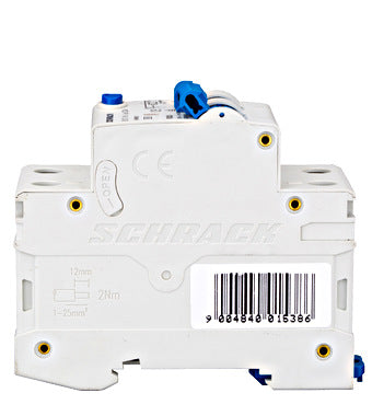 Siguranta diferentiala RCBO, B13, 13A 1P+N, 6kA, 30mA, tip A, AMPARO, Schrack